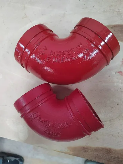 Rigid or Flexible Couplings/Reducing Tee/Mechanical Tee/Elbow/Cross/Flange/Reducer/Cap/Grooved Pipe Fittings Grooved Couplings and Fittings for Fire Protection 