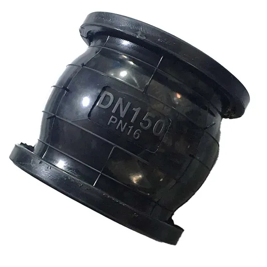 Factory Price Industrial Pipe Fittings Single Ball Flange Rubber Expansion Joint 