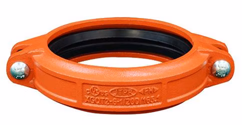 Rigid or Flexible Couplings/Reducing Tee/Mechanical Tee/Elbow/Cross/Flange/Reducer/Cap/Grooved Pipe Fittings Grooved Couplings and Fittings for Fire Protection