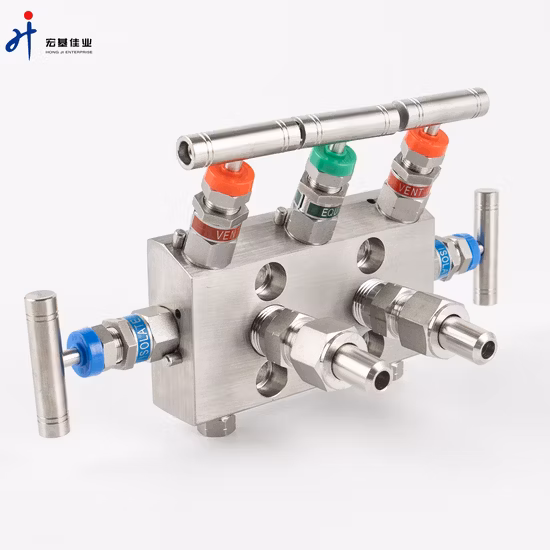 SS316L 5 Valve Manifolds Instrument Manifold Transmitter Valve Manifold