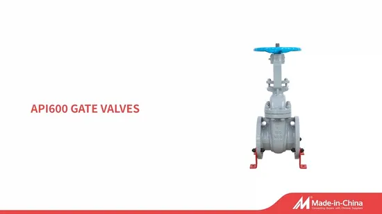 API 600 Hand Operated 10 Inch Gate Valve for Oil and Gas 
