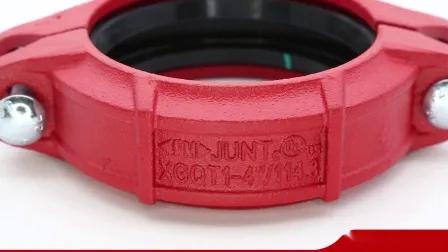 FM UL Approved Ductile Iron Grooved Pipe Fitting Rigid Coupling