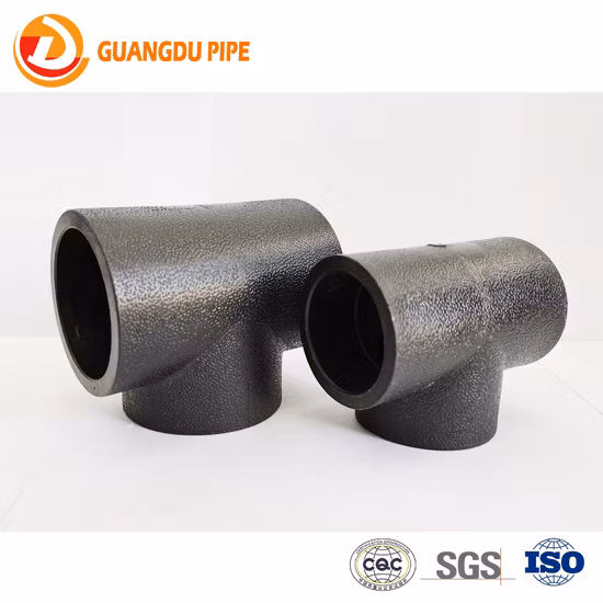 HDPE Water Pipe HDPE Fitting with Butt Fusion Welding and Electrofusion