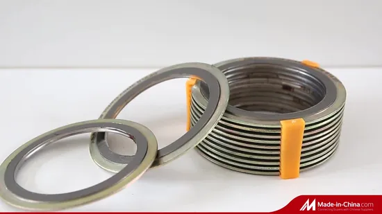 Exhaust Carbon Graphite Gasket for Spiral Wound Gasket Material Gasket 