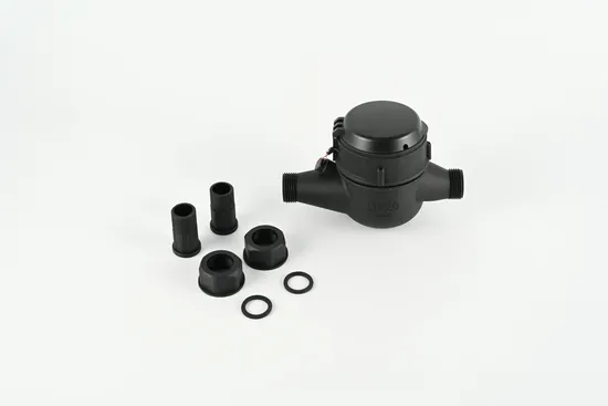 20mm Multi Jet Dry Type Plastic Body Water Meter 