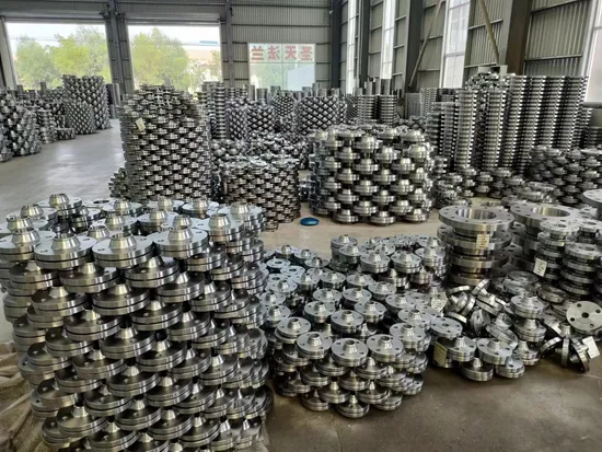 ANSI B16.5/DIN/En1092/GOST/BS Forged/Forging Fitting Carbon/Stainless Steel Pn10/16 Welding/Weld Neck/Threaded/Blind/Slip on/Flat Plate/Socket RF/FF Pipe Flange 