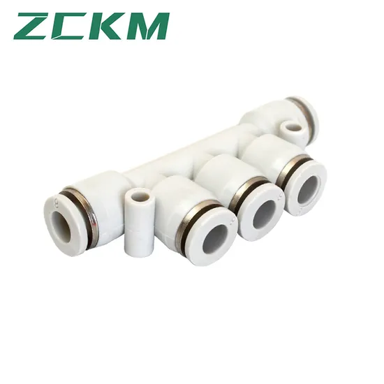 Pneumatic Connector Pk 5 Port Equal Diameter Quick Coupler Push in Fitting 