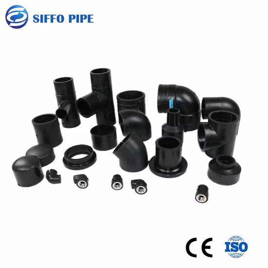 Manufacturer Tee/Pipe Elbow/Flange HDPE Pipe Fitting with Butt Fusion Welding/Electrofusion for Irrigation/Water Supply/Mining